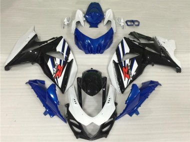 2009-2016 Suzuki GSXR 1000 Full Motorcycle Fairing Kits - White Blue Black UK Manufacturers