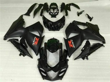 2009-2016 Suzuki GSXR 1000 Motorcycle Fairing - Glossy Black Matte Black UK Manufacturers