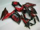 2009-2016 Suzuki GSXR 1000 Motorcycle Fairings - Red Glossy Black UK Manufacturers