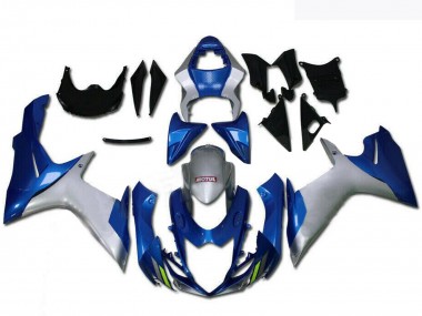 2011-2024 Suzuki GSXR 600/750 Motorcycle Fairings - Silver Blue UK Manufacturers