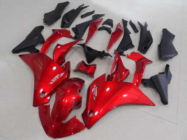 2011-2015 Honda CBR250RR Motorcycle Fairings - Red Matte Black UK Manufacturers