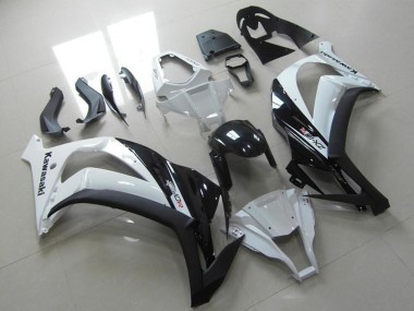 2011-2015 Kawasaki ZX10R Motorcycle Fairing - White Glossy Black UK Manufacturers
