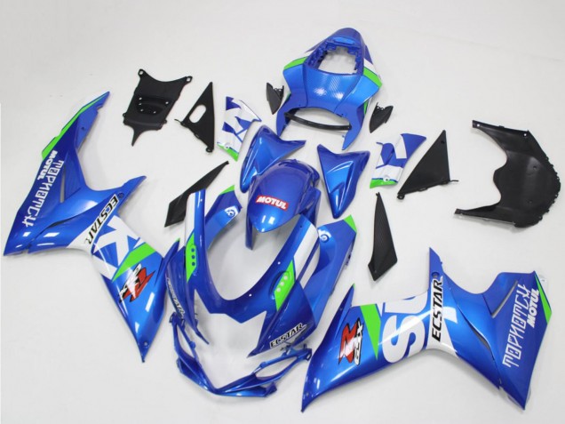 2011-2024 Suzuki GSXR 600/750 Motorcycle Fairings - Blue White Green UK Manufacturers