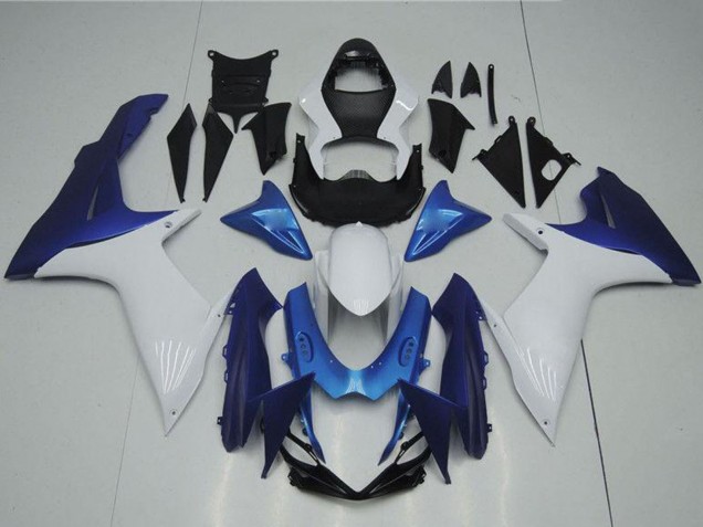 2011-2024 Suzuki GSXR 600/750 Motorcycle Fairings - White Light Blue UK Manufacturers