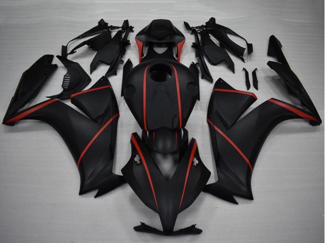 2012-2016 Honda CBR1000RR Motorcycle Fairings - Matte Black Red UK Manufacturers
