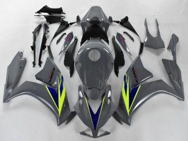 2012-2016 Honda CBR1000RR Motorcycle Fairings - Nardo Grey Blue Fluo Yellow UK Manufacturers