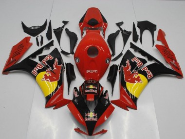 2012-2016 Honda CBR1000RR Motorcycle Fairings - Red Black Yellow Red Bull UK Manufacturers