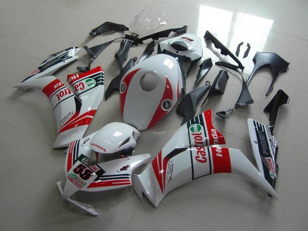 2012-2016 Honda CBR1000RR Motorcycle Fairings - White Red Green Castrol UK Manufacturers