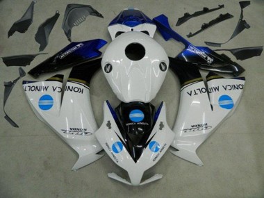 2012-2016 Honda CBR1000RR Motorcycle Fairings - White Blue Glossy Black Konica Minolta UK Manufacturers