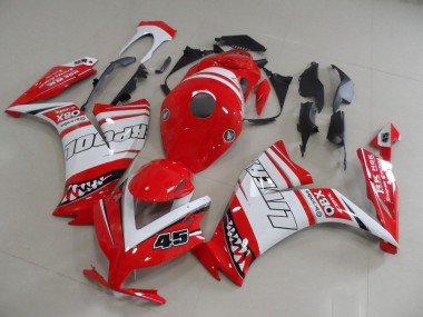 2012-2016 Honda CBR1000RR Motorcycle Fairings - White Red Liverpool 45 UK Manufacturers