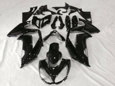 2012-2016 Kawasaki EX650 Motorcycle Fairings - Glossy Black UK Manufacturers