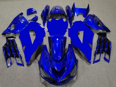 2012-2024 Kawasaki ZX14R ZZR1400 Motorcycle Fairings - Blue Black UK Manufacturers