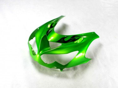 2012-2024 Kawasaki ZX14R ZZR1400 Motorcycle Fairing - Green Glossy Black UK Manufacturers