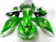 2012-2024 Kawasaki ZX14R ZZR1400 Motorcycle Fairing - Green Glossy Black UK Manufacturers