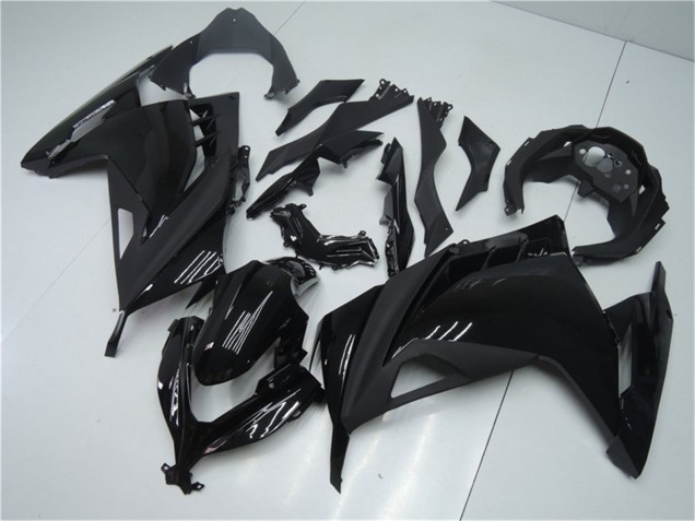 2013-2024 Kawasaki Ninja 300 EX300R Motorcycle Fairings - Glossy Black Matte Black UK Manufacturers