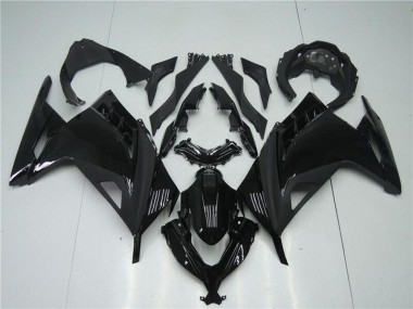 2013-2024 Kawasaki Ninja 300 EX300R Motorcycle Fairings - Glossy Black Matte Black UK Manufacturers