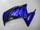 2013-2024 Kawasaki Ninja 300 EX300R Motorcycle Fairings - Blue Black White Flame UK Manufacturers