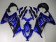 2013-2024 Kawasaki Ninja 300 EX300R Motorcycle Fairings - Blue Black White Flame UK Manufacturers