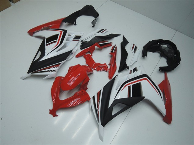 2013-2024 Kawasaki Ninja 300 EX300R Motorcycle Fairings - White Red Black UK Manufacturers