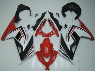 2013-2024 Kawasaki Ninja 300 EX300R Motorcycle Fairings - White Red Black UK Manufacturers