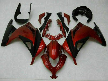 2013-2024 Kawasaki Ninja 300 EX300R Motorcycle Fairings - Red Black UK Manufacturers