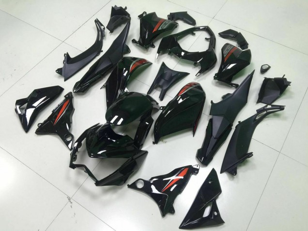 2013-2018 Kawasaki Z800 Motorcycle Fairings - Glossy Black Red Silver UK Manufacturers