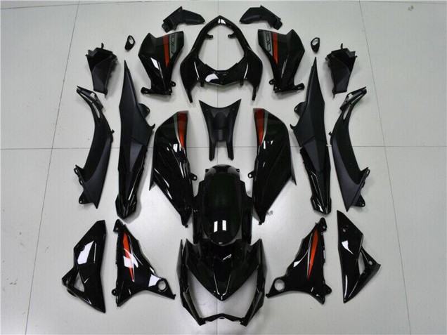 2013-2018 Kawasaki Z800 Motorcycle Fairings - Glossy Black Red Silver UK Manufacturers