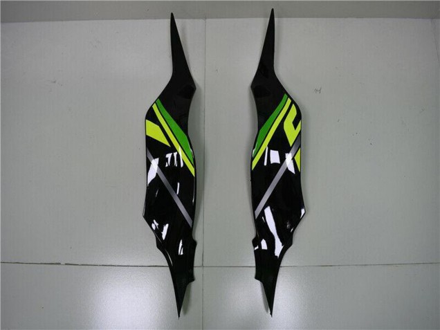 2013-2018 Kawasaki ZX6R Motorcycle Fairings - Green Yellow Glossy Black Matte Black UK Manufacturers