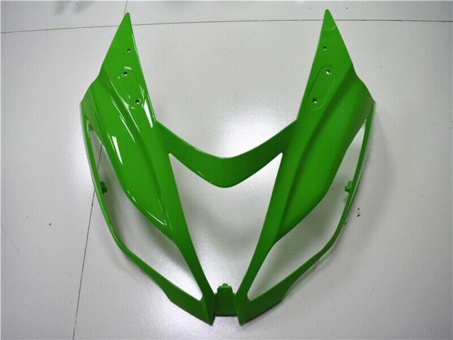 2013-2018 Kawasaki ZX6R Motorcycle Fairings - Green White Glossy Black UK Manufacturers