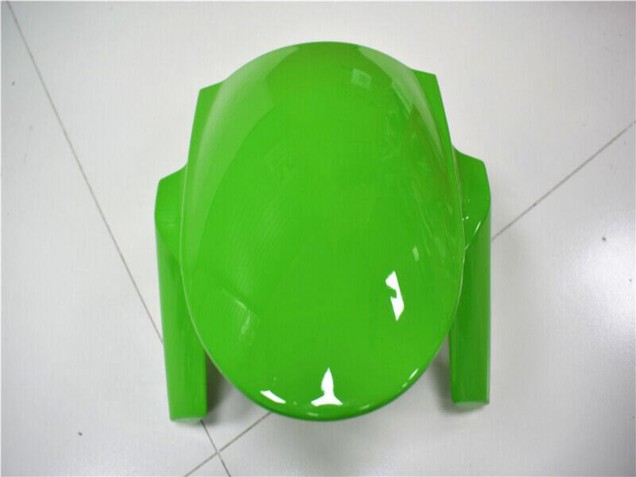 2013-2018 Kawasaki ZX6R Motorcycle Fairings - Green White Glossy Black UK Manufacturers