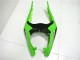 2013-2018 Kawasaki ZX6R Motorcycle Fairings - Green White Glossy Black UK Manufacturers