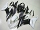 2013-2018 Kawasaki ZX6R Abs Fairings - White Matte Black UK Manufacturers