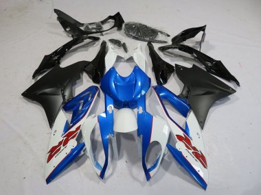 2015-2016 BMW S1000RR Motorcycle Fairing - White Blue Matte Black UK Manufacturers