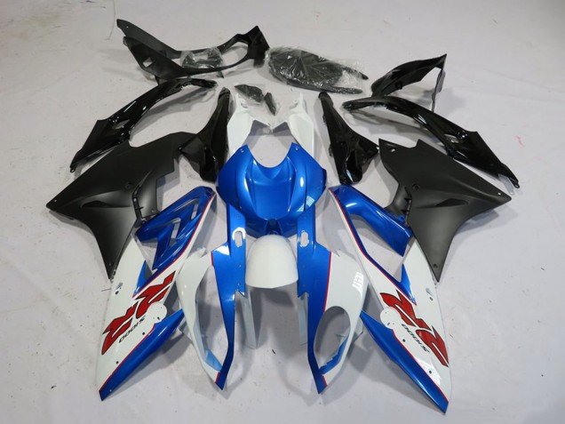 2015-2016 BMW S1000RR Motorcycle Fairing - White Blue Matte Black UK Manufacturers