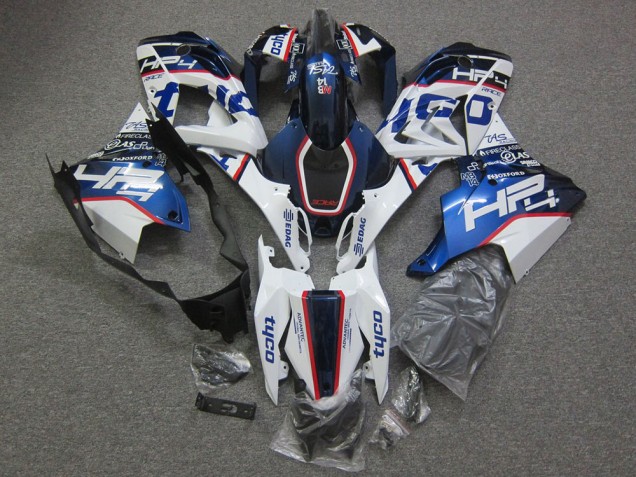 2015-2016 BMW S1000RR Motorcycle Fairings - White Red Blue HP Tyco UK Manufacturers