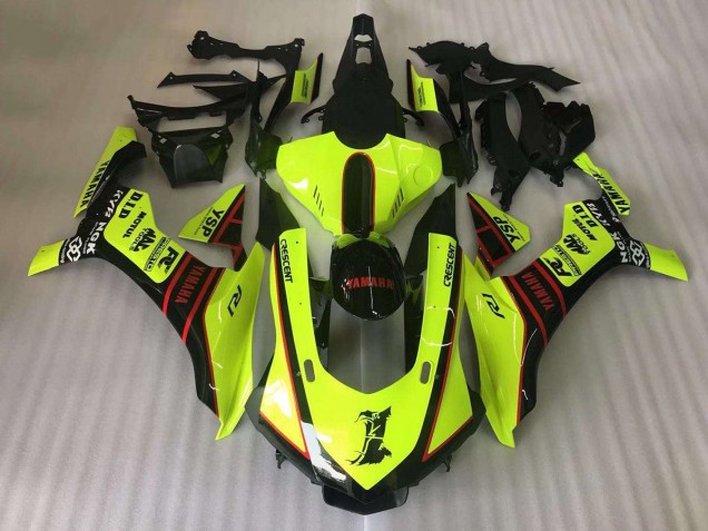 2015-2019 Yamaha YZF R1 Motorcycle Fairings - Yellow Red Black Motul YSP UK Manufacturers
