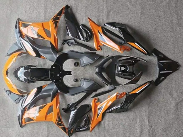 2017-2019 Kawasaki EX650 Motorcycle Fairings - Orange Black UK Manufacturers