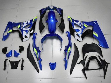 2017-2024 Suzuki GSXR 1000 Motorcycle Fairings - Blue White Green UK Manufacturers