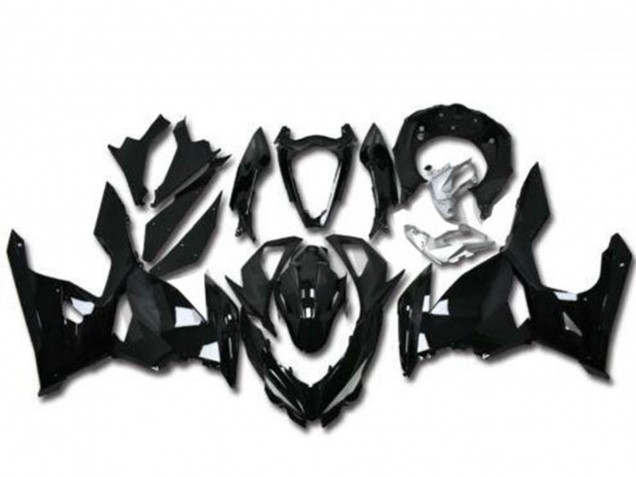 2018-2024 Kawasaki EX400 Motorcycle Fairings - Glossy Black UK Manufacturers