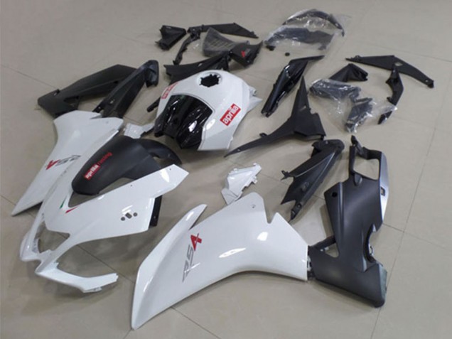 2012-2018 Aprilia RS4 50 125 Motorcycle Fairings - White Matte Black UK Manufacturers