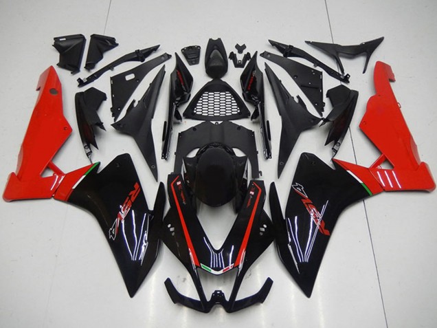 2009-2015 Aprilia RSV4 1000 Motorcycle Fairings - Black Red UK Manufacturers