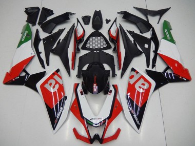 2009-2015 Aprilia RSV4 1000 Motorcycle Fairings - Black Red White UK Manufacturers