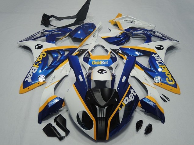 2009-2014 BMW S1000RR Motorcycle Fairings - White Yellow Blue Matte Black GoldBet UK Manufacturers