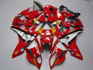 2009-2014 BMW S1000RR Motorcycle Fairings - Red White Black UK Manufacturers