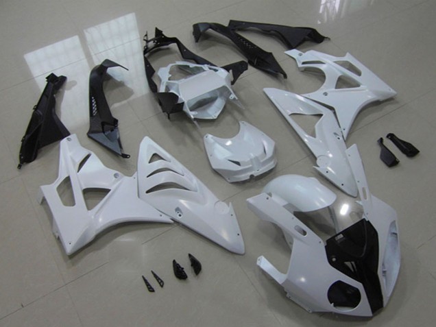 2009-2014 BMW S1000RR Motorcycle Fairings - White UK Manufacturers