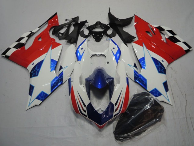 2011-2014 Ducati 1199 Motorcycle Fairings - White Blue Red Black UK Manufacturers
