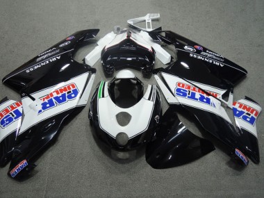 2003-2004 Ducati 749 999 Motorcycle Fairings - White Glossy Black Parts Unlimited UK Manufacturers