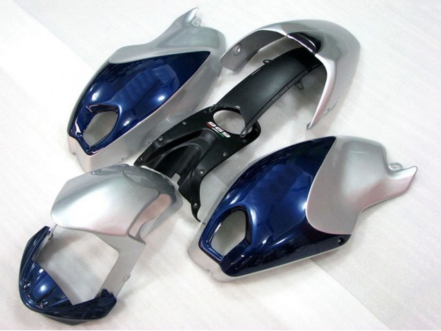 2008-2012 Ducati Monster 696 Motorcycle Fairings - Dark Blue Silver UK Manufacturers