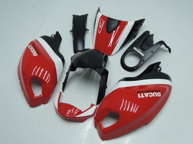 2008-2012 Ducati Monster 696 Motorcycle Fairings - White Red Glossy Black UK Manufacturers