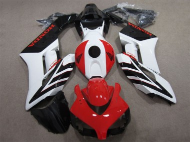2004-2005 Honda CBR1000RR Motorcycle Fairing - White Red Glossy Black UK Manufacturers